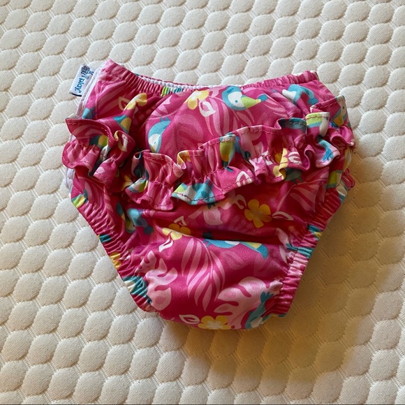 I Play Swimmy Diaper with Ruffle Rear 12mos 50+UPF - Picture 5 of 10